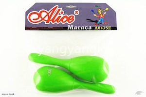 Music Instruments - Fiddle Violin Guitar: Alice A043SE Colourful Long Handle Oval Shaped Maracas Percussion Shaker - Fiddle Violin Guitar