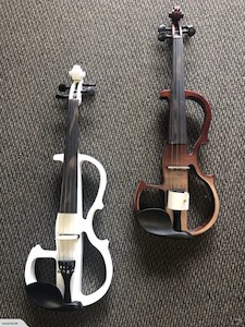 Electric Violin Package with Hard case,Earphone. - Fiddle Violin Guitar