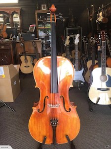 Hewitt's brand 4/4 size Handmade Solid Top Cello Package - Fiddle Violin Guitar