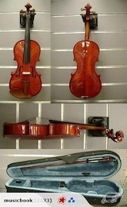 Solid Spruce Top Violin Package @ half price - Fiddle Violin Guitar