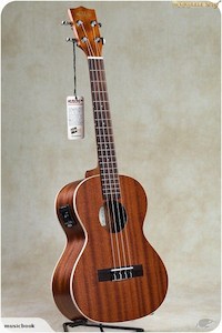 Electric-Acoustic Kala Mahogany Tenor Ukulele - Fiddle Violin Guitar