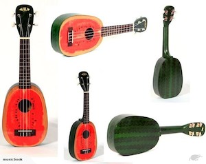 Kala Watermelon Styled Soprano Ukulele & Padded Bag(Brand New) - Fiddle Violin Guitar