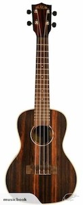 New Kala KA-EBY-C Ebony Concert Ukulele Natural - Fiddle Violin Guitar