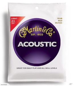 Martin Acoustic Guitar Strings BRONZE LIGHT - Fiddle Violin Guitar