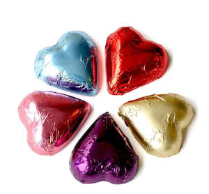 Devonport Chocolate Foil Hearts