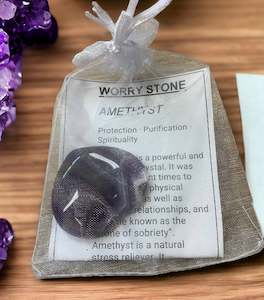 Crystal - Worry Heart Stone