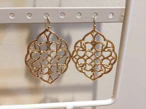 Gold Filigree Earrings