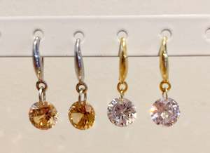 Crystal drop earrings