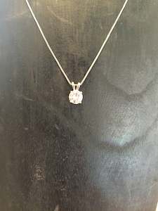 Clearance: CZ pendant necklace