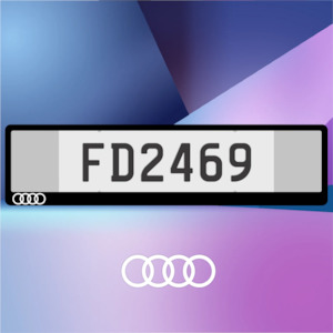 Audi Euro Plate Frames