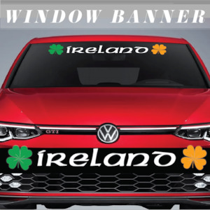 IRELAND GWO - Windscreen Banner/Sticker