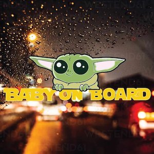 Baby Grogu on Board - Sticker