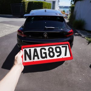 Standard Number Plate Frames - Unprinted