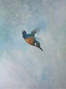 Internet only: "Kingfisher Diving" - Raymond Ching