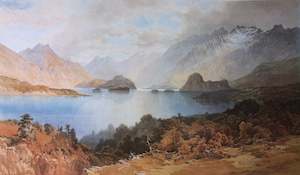 "Lake Manapouri" - Nicholas Chevalier