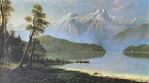 Internet only: "Jackson Peaks, Lake Manapouri" - Charles Blomfield