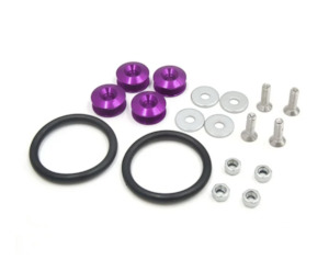 Quick Release Fasteners ideal for bumper - PURPLE