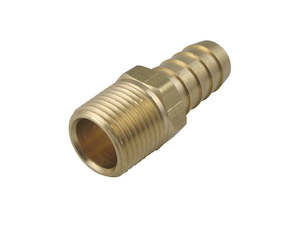 1/2" Hose x 3/8" Male NPT Brass Hose Barb