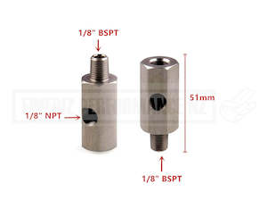 1/8'' BSPT Oil Pressure Sensor Tee to NPT Adaptor