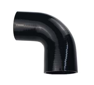 90 Degree Silicone Joiners: 4" 90 Degree Silicone Hose Joiner - Black 101mm