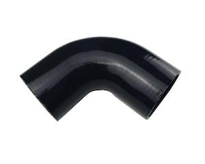 2.5" 90 Degree Silicone Hose Joiner - Black 63mm