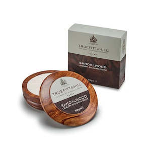 Truefitt & Hill Sandalwood Luxury Shaving Soap in Wooden Bowl 99g