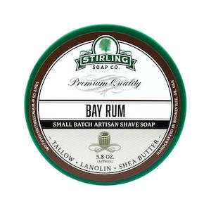 Stirling Soap Co (Bay Rum) Artisan Shaving Soap 170ml