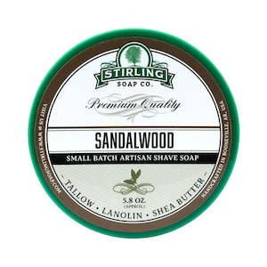 Stirling Soap Co (Sandalwood) Artisan Shaving Soap 170ml