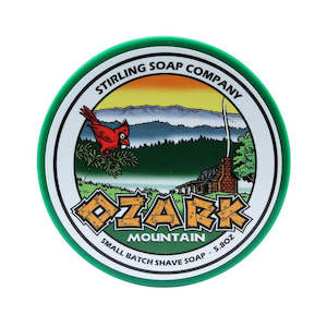 Stirling Soap Co (Ozark Mountain) Artisan Shaving Soap 170ml