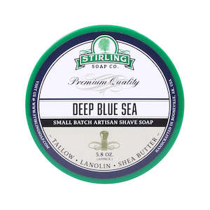 Stirling Soap Co (Deep Blue Sea) Artisan Shaving Soap 170ml