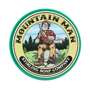 Stirling Soap Co (Mountain Man) Artisan Shaving Soap 170ml