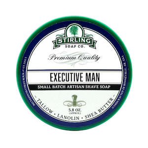 Stirling Soap Co (Executive Man) Artisan Shaving Soap 170ml