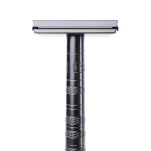 Henson AL13 Safety Razor (Gray) Aggressive blade exposure