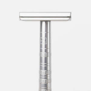 Henson AL13-M Safety Razor (Aircraft Aluminum) Medium blade exposure