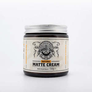 The Bearded Chap Natural Matte Cream - firm hold & matte finish 130g (100% Natural)