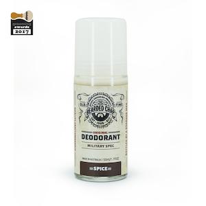 The Bearded Chap Military Spec Deodorant (Classic Spice) 50ml (100% Natural)