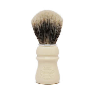 Semogue S.O.C. Two Band Badger Shaving Brush (Ivory)