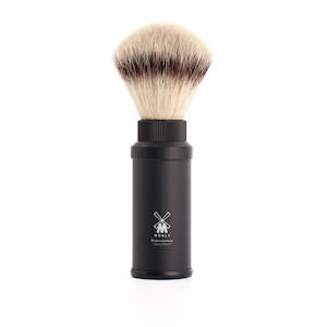 Travel Brushes: Mühle Travel Shaving Brush Silvertip Fibre (Black)