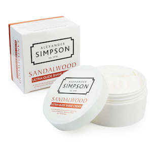 Alexander Simpson Est. 1919 Sandalwood Ultra-Glide Shave Cream 180ml