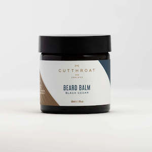 Cutthroad New Zealand: Cutthroat Black Cedar Beard Balm 60ml