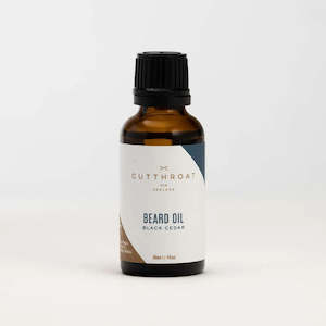 Cutthroat Black Cedar Beard Oil 30ml