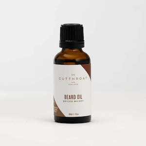 Cutthroat Spiced Whisky Beard Oil 30ml