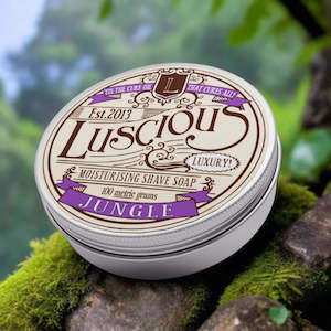 Lambert's Luscious Jungle Shaving Soap 100g (Tin Jar)