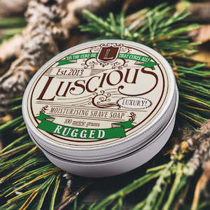 Lambert's Luscious Rugged Shaving Soap 100g (Tin Jar)