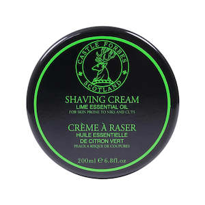 Castle Forbes Lime Shaving Cream 200ml