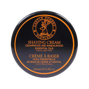 Castle Forbes Cedarwood & Sandalwood Shaving Cream