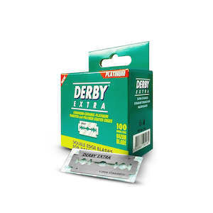 Derby DE Razor Blades 100 Pack (mini, plastic free packaging)