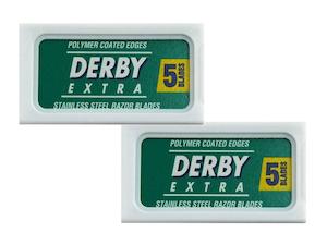 10x Derby DE Razor Blades