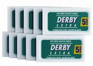 50x Derby DE Razor Blades