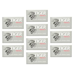 50x Tiger Platinum Stainless Razor Blades